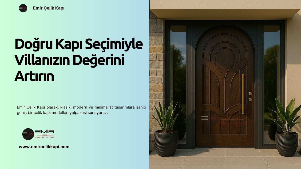 💼 Doğru Kapı Seçimiyle Villanızın Değerini Artırın #celikkapi #villakapisi #interiordesign #decor