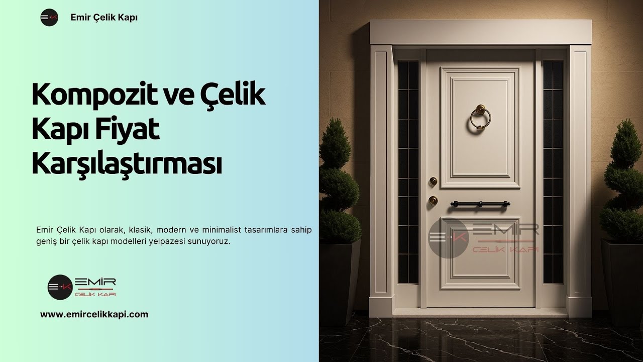 💰 Kompozit ve Çelik Kapı Fiyat Karşılaştırması #celikkapi #villakapisi #interiordesign #decoration