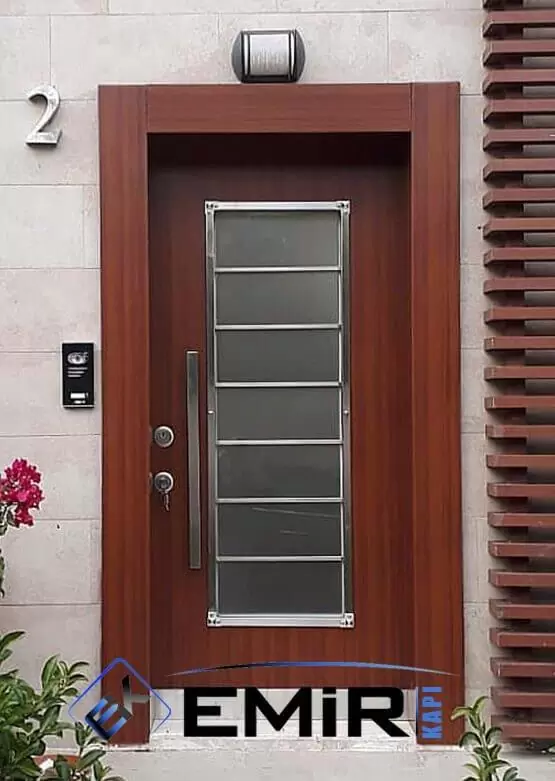 Evk-042 Avrupa Yakasi Villa Kapısı Çelik Kapı Dış Mekan Villa Giriş Kapısı İstanbul