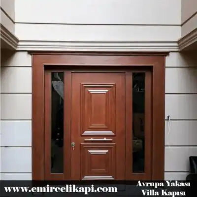 Avrupa Yakası Villa Kapısı 2 Avrupa-Yakası Villa Kapısı 2021 Villa Kapı Modelleri Villa Giriş Kapısı Fiyatları İndirimli Villa Kapısı Kompozit Dış Mekan Çelik Kapı