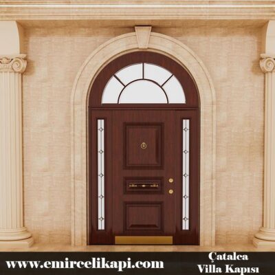çatalca Villa Kapısı 2021 Villa Kapı Modelleri Villa Giriş Kapısı Fiyatları İndirimli Villa Kapısı Kompozit Dış Mekan Çelik Kapı