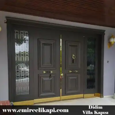 Avrupa Yakası Villa Kapısı 1 Didim Villa Kapısı 2021 Villa Kapı Modelleri Villa Giriş Kapısı Fiyatları İndirimli Villa Kapısı Kompozit Dış Mekan Çelik Kapı
