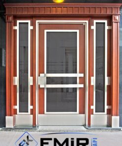 EBK-005 Beylikdüzü Bina Kapısı Apartman Giriş Kapısı Modelleri İndirimli Kompozit Bina Kapısı Çelik Kapı Fiyatları