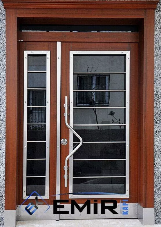 EBK-007 Arnavutköy Bina Kapısı Apartman Giriş Kapısı Modelleri İndirimli Kompozit Bina Kapısı Çelik Kapı Fiyatları
