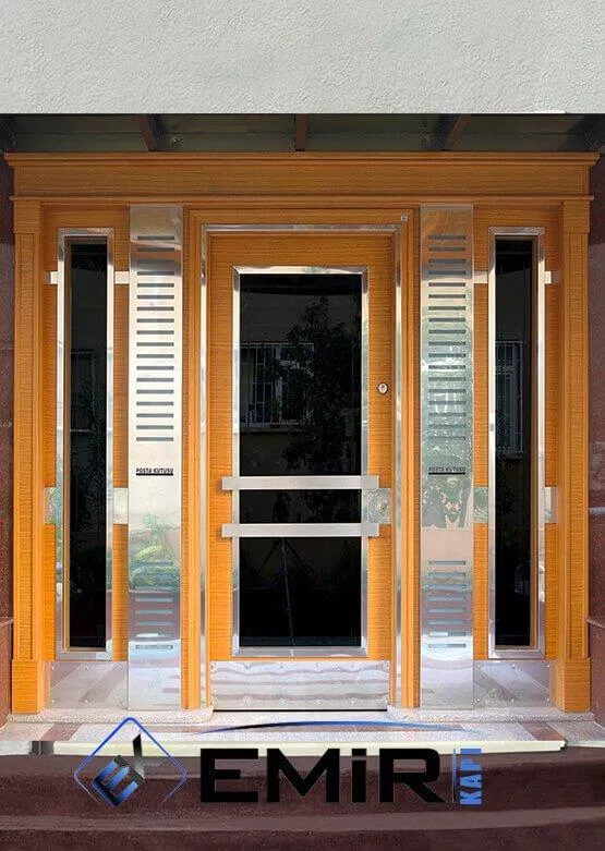 Bayrampaşa Bina Kapısı Apartman Giriş Kapısı Modelleri İndirimli Kompozit Bina Kapısı Çelik Kapı