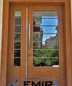 EBK-016 Esenyurt Bina Kapısı Apartman Giriş Kapısı Modelleri İndirimli Kompozit Bina Kapısı Çelik Kapı