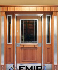 EBK-032 Pendik Bina Kapısı İstanbul Apartman Giriş Kapısı Modelleri İndirimli Kompozit Bina Kapısı Çelik Kapı Fiyatları