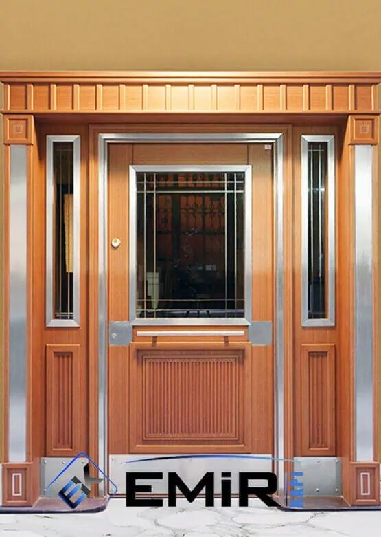 EBK-032 Pendik Bina Kapısı İstanbul Apartman Giriş Kapısı Modelleri İndirimli Kompozit Bina Kapısı Çelik Kapı Fiyatları