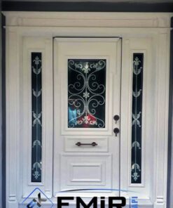 EBK-054 Göktürk Bina Kapısı İstanbul Apartman Giriş Kapısı Modelleri İndirimli Kompozit Bina Kapısı Çelik Kapı Fiyatları