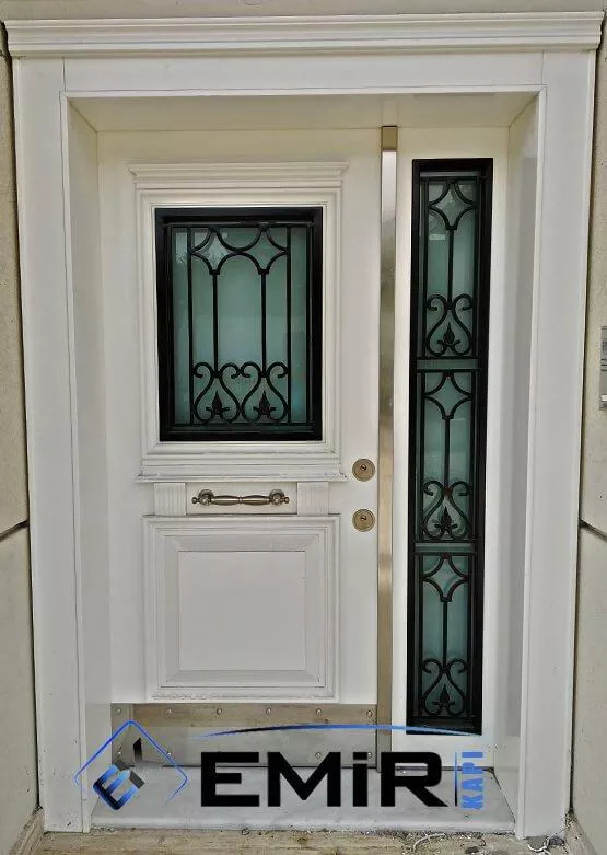 EBK-055 Ataköy Bina Kapısı İstanbul Apartman Giriş Kapısı Modelleri İndirimli Kompozit Bina Kapısı Çelik Kapı Fiyatları