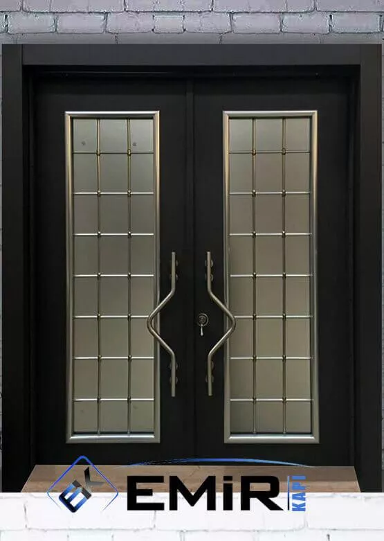EBK-061 Hasköy Bina Kapısı İstanbul Apartman Giriş Kapısı Modelleri İndirimli Kompozit Bina Kapısı Çelik Kapı Fiyatları