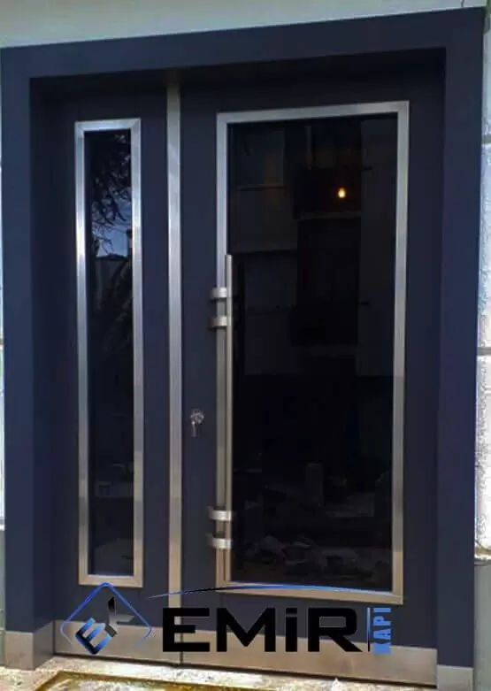 Ulus Bina Kapısı İstanbul Apartman Giriş Kapısı Modelleri İndirimli Kompozit Bina Kapısı Çelik Kapı Fiyatları