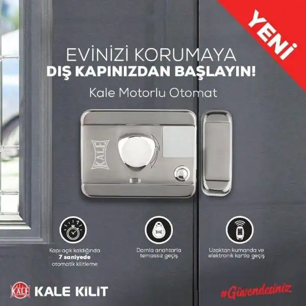 Kale-Akıllı-Otomat-Apartman-Kapısı-Motorlu-Kilit-Sistemi Kale-Akıllı-Otomat-Apartman-Kapısı-Motorlu-Kilit-Sistemi