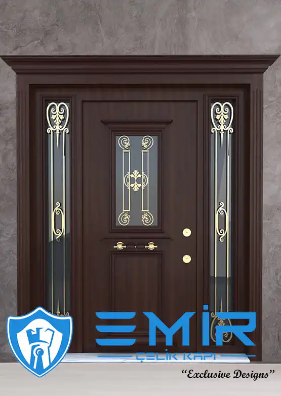 Ferforjeli Villa Kapısı Modelleri İndirimli Villa Kapısı Evk-033 1 Ferforjeli Villa Giriş Kapısı Modeli Evk-033, Klasik Tasarım Ve Yüksek Güvenlik