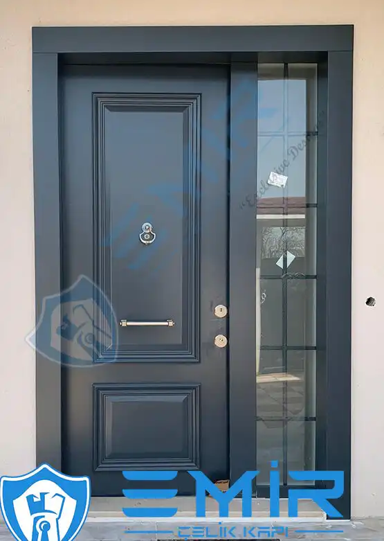 Dış Kapı Villa Kapısı Antrasit Evk-005