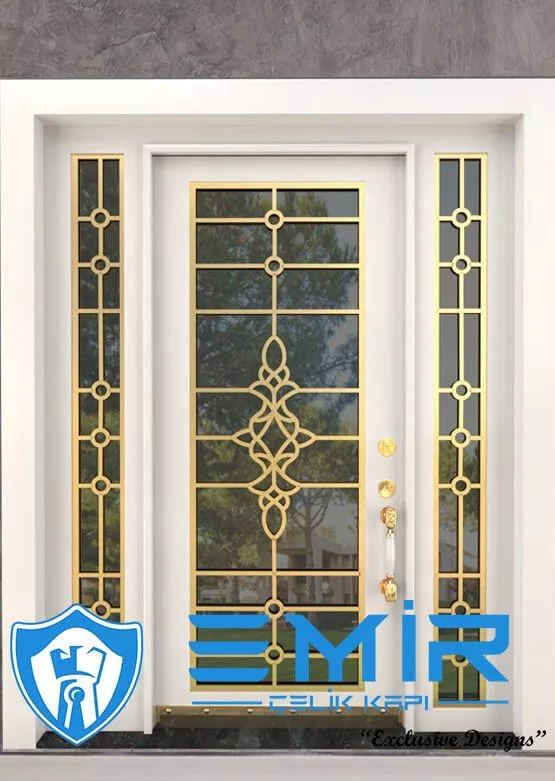 Altın Ferforje Villa Kapısı Dış Kapı Fiyatları Çelik Kapı Modelleri Emir Çelik Kapı 5