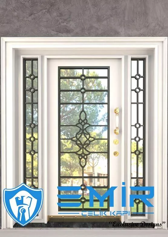 Altın Ferforje Villa Kapısı Dış Kapı Fiyatları Çelik Kapı Modelleri Emir Çelik Kapı