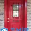 Kırmızı Villa Kapısı Dış Kapı Modelleri Çelik Kapı2