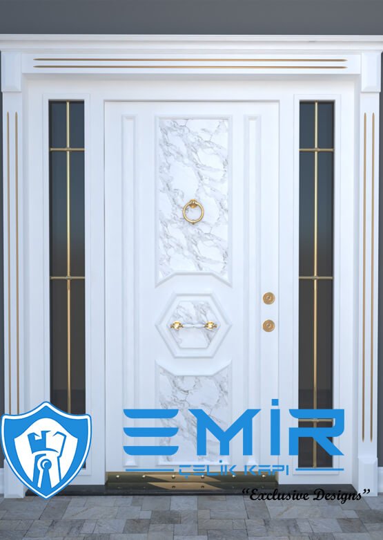 Granit Desenli Dış Kapı Villa Kapısı Modelleri Evk-105