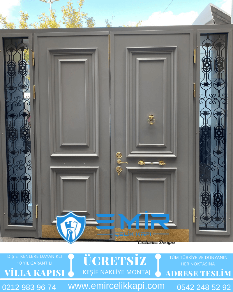 Villa Kapısı Modelleri İndirimli Entrance Door Villa Kapısı Fiyatları Istanbul Villa Giriş Kapısı Villa Kapısı Fiyatları Steel Doors Haustüren (1)