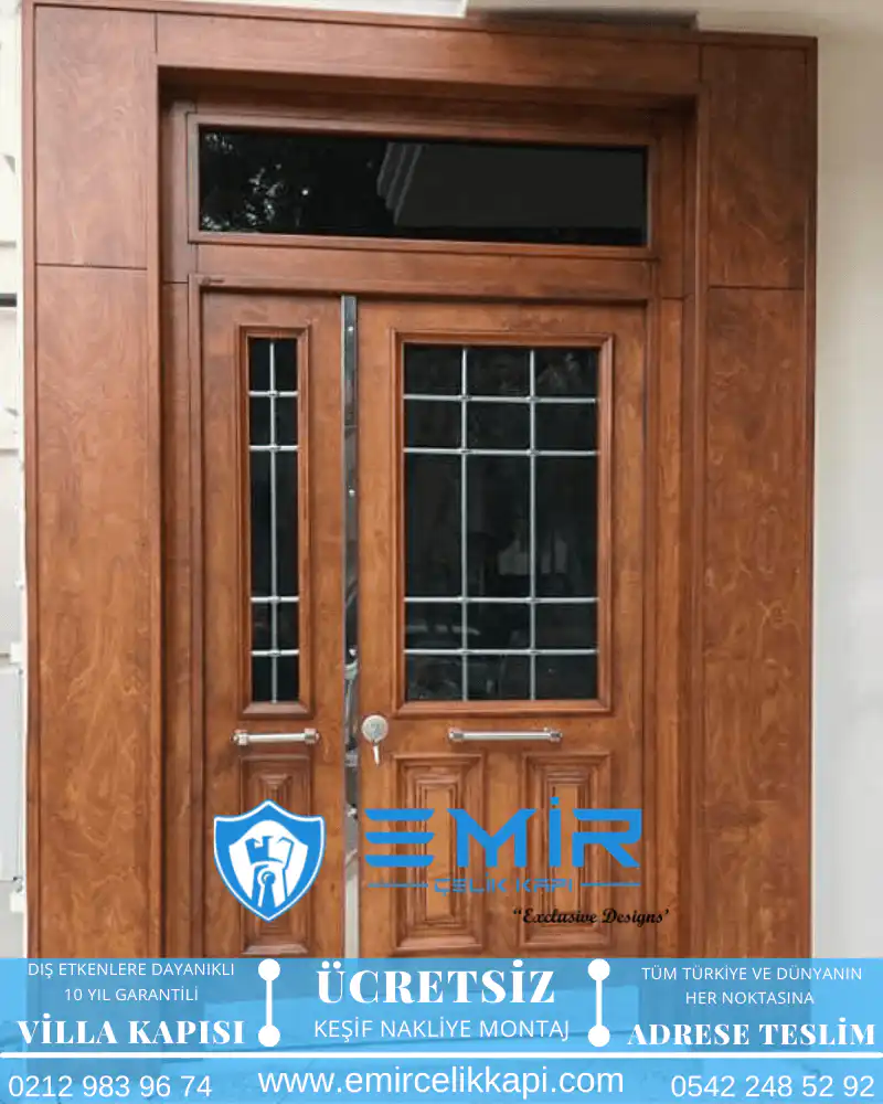 Villa Kapısı Modelleri 321 1 Villa Kapısı Modelleri 321 - Lüks Ve Güvenli Villa Giriş Kapısı