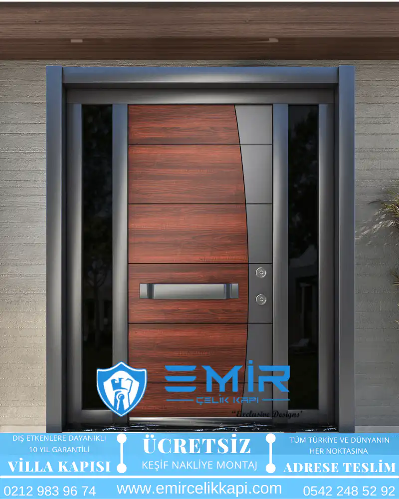 Villa Kapısı Modelleri 224 1 Villa Kapısı Modelleri 224 - Emir Çelik Kapı