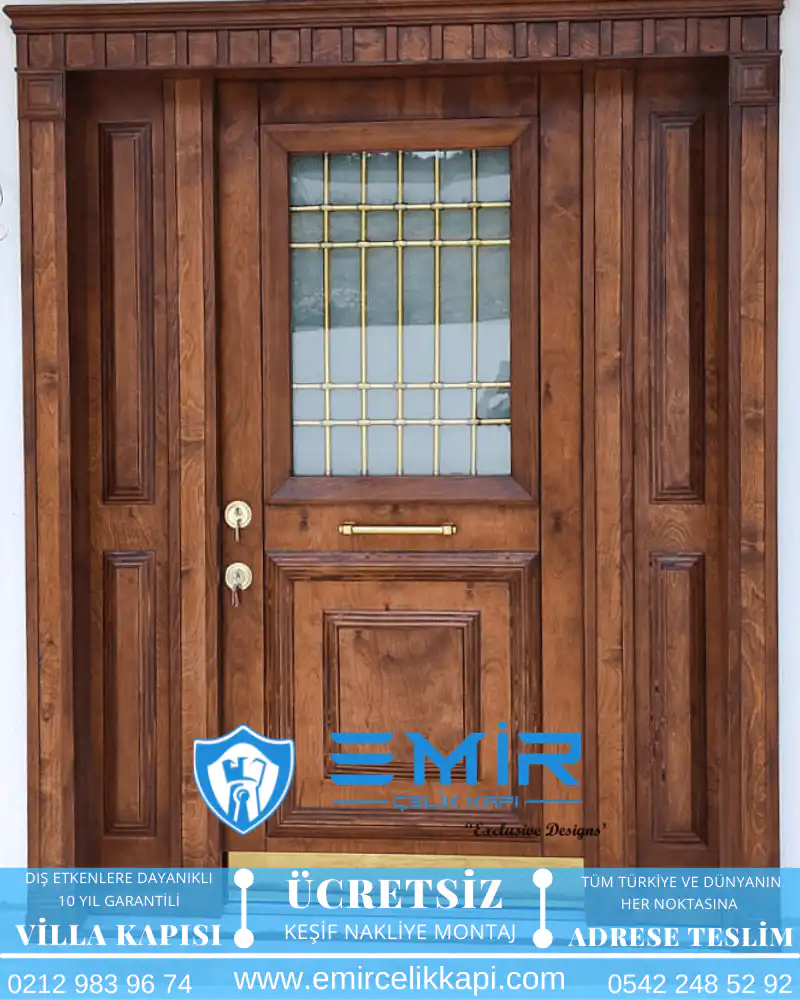 Villa Kapısı Modelleri 304 - Modern Giriş Kapısı