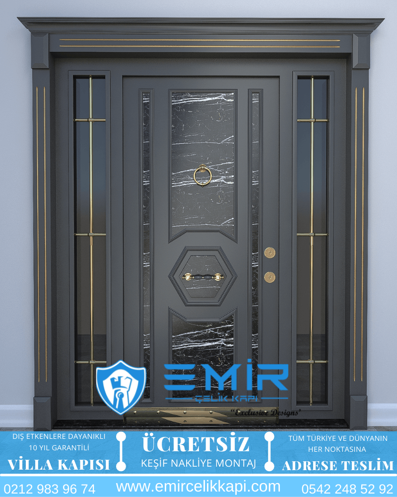 Villa Kapısı Modelleri İndirimli Entrance Door Villa Kapısı Fiyatları Istanbul Villa Giriş Kapısı Villa Kapısı Fiyatları Steel Doors Haustüren (45)