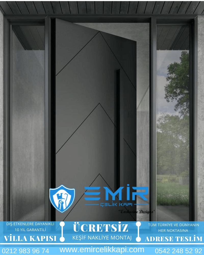 Villa Kapısı Modelleri İndirimli Entrance Door Villa Kapısı Fiyatları Istanbul Villa Giriş Kapısı Villa Kapısı Fiyatları Steel Doors Haustüren (46)