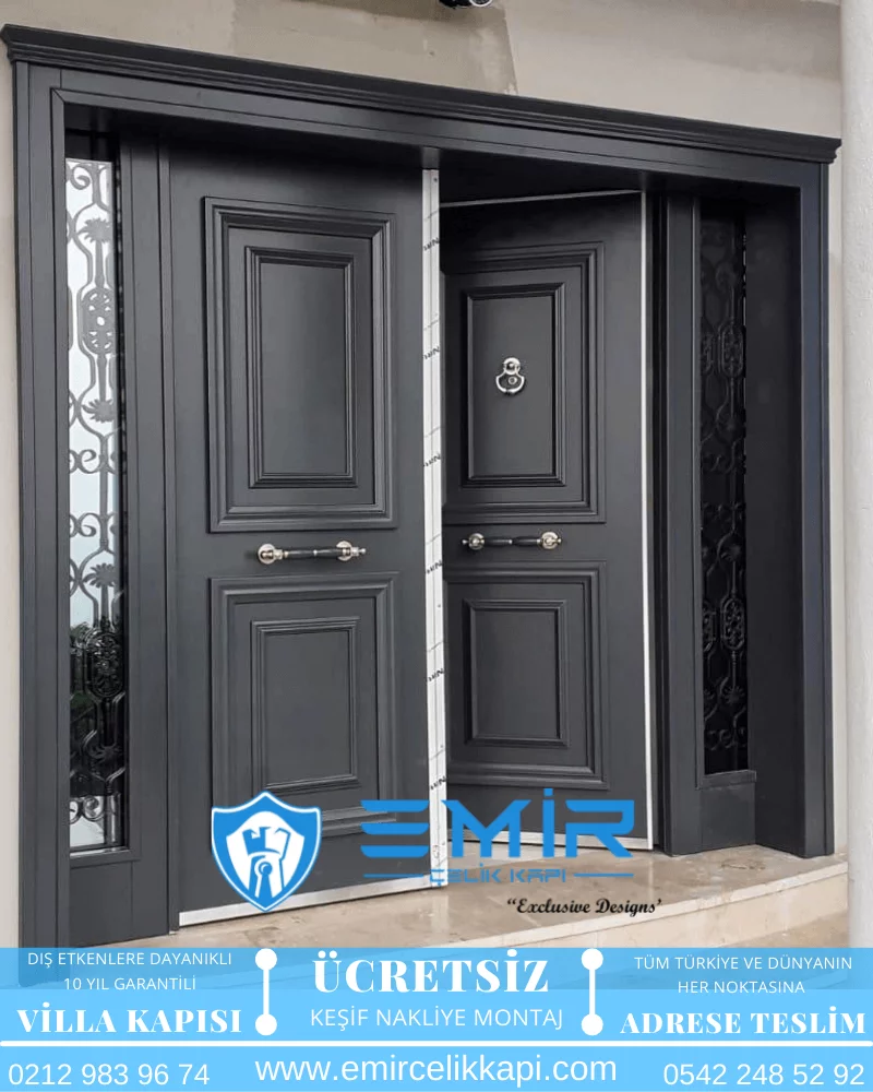 Villa Kapısı Modelleri İndirimli Entrance Door Villa Kapısı Fiyatları Istanbul Villa Giriş Kapısı Villa Kapısı Fiyatları Steel Doors Haustüren (62)