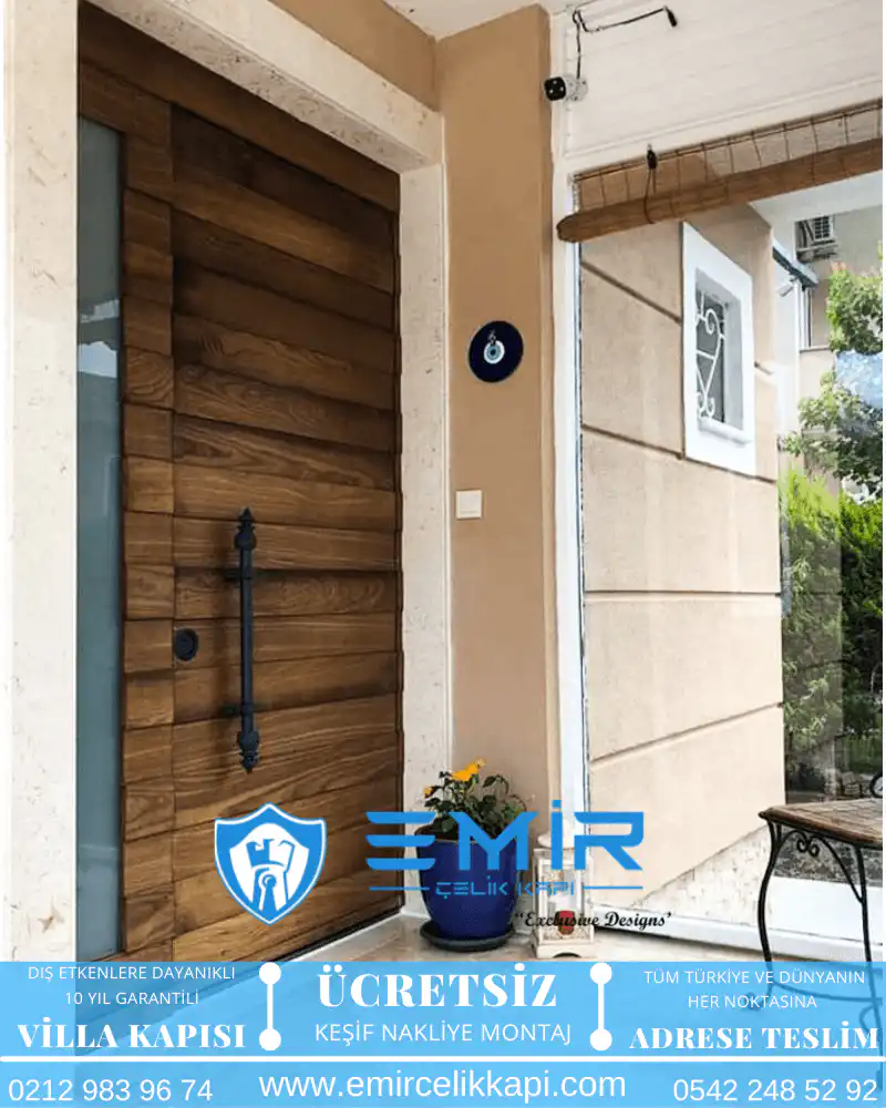 Villa Kapısı Modelleri 376 1 Villa Kapısı Modelleri 376 - Modern Ve Güvenli Villa Giriş Kapısı