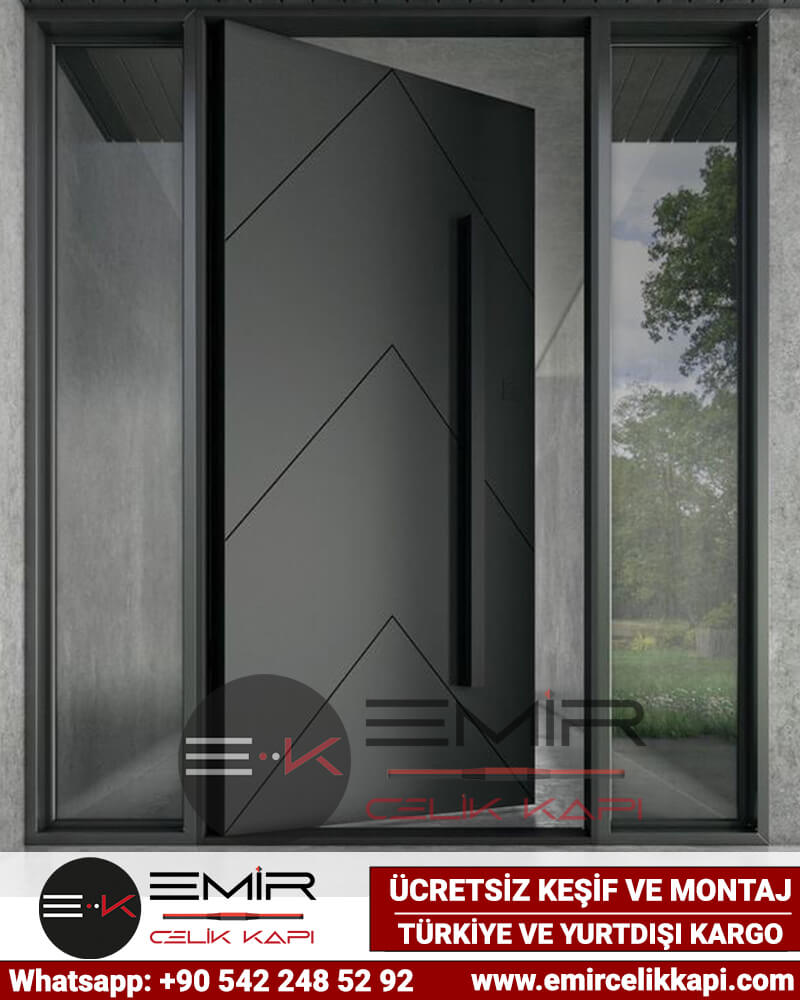 515 Kompakt Villa Kapısı Modelleri İreko Dış Kapılar Villa Kapısı Modelleri Dış Etkenlere Dayanıklı Villa Kapıları Entrance Doo