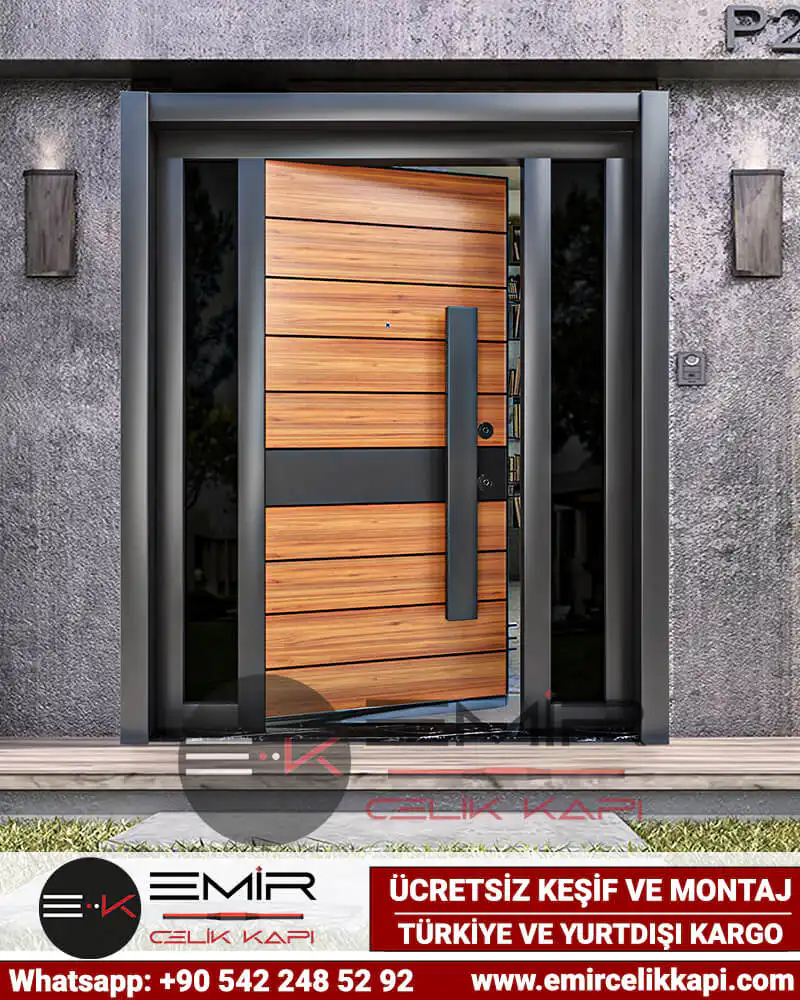Kompakt İreko Villa Kapısı Modelleri 522 1 Kompakt İreko Villa Kapısı Modelleri 522 - Dış Mekan Villa Kapısı