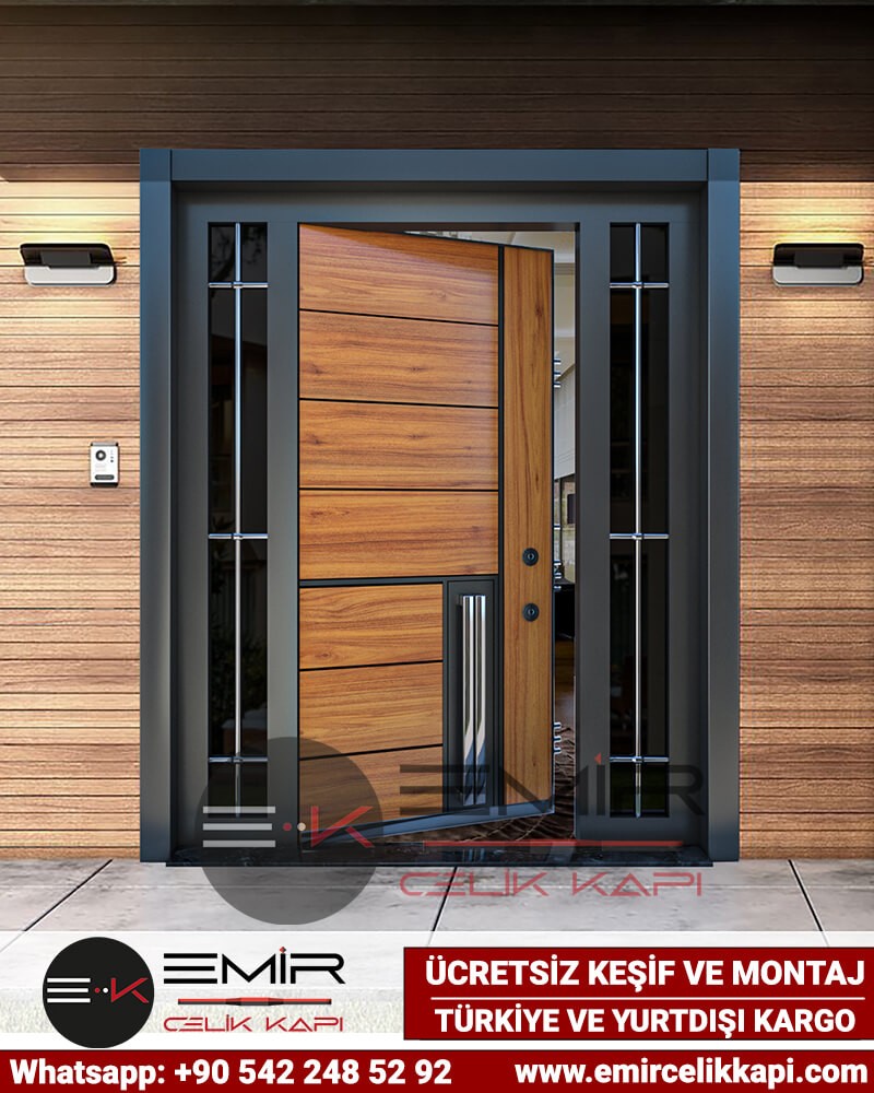 525 Kompakt Villa Kapısı Modelleri İreko Dış Kapılar Villa Kapısı Modelleri Dış Etkenlere Dayanıklı Villa Kapıları Entrance Doo