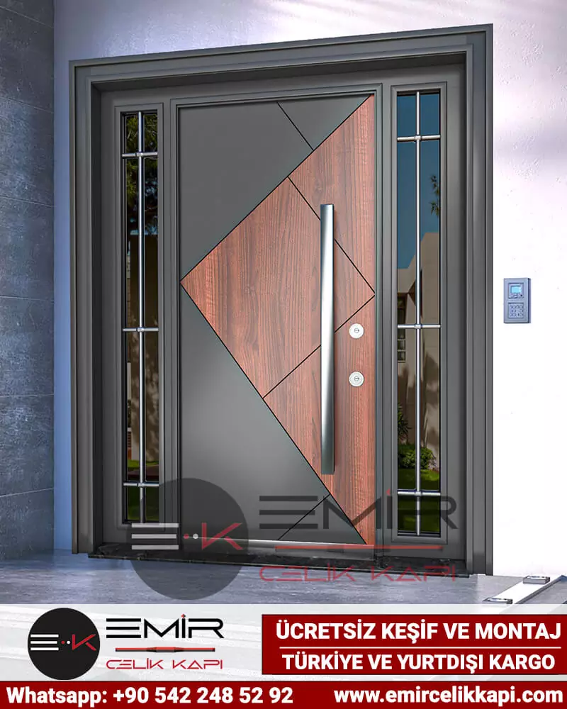 526 Kompakt Villa Kapısı Modelleri İreko Dış Kapılar Villa Kapısı Modelleri Dış Etkenlere Dayanıklı Villa Kapıları Entrance Doors Steeldoors