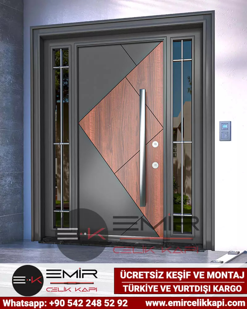 526 Kompakt Villa Kapısı Modelleri İreko Dış Kapılar Villa Kapısı Modelleri Dış Etkenlere Dayanıklı Villa Kapıları Entrance Doors SteelDoors