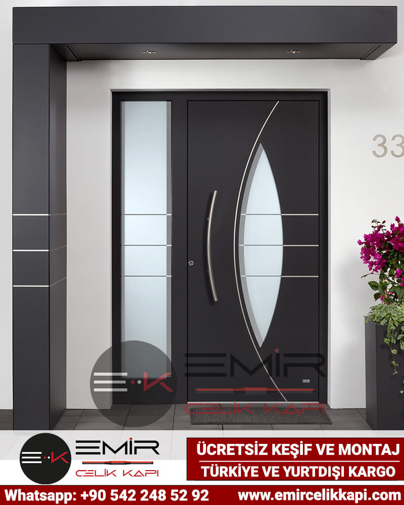 539 Kompakt Villa Kapısı Modelleri İreko Dış Kapılar Villa Kapısı Modelleri Dış Etkenlere Dayanıklı Villa Kapıları Entrance Doors Steeldoors