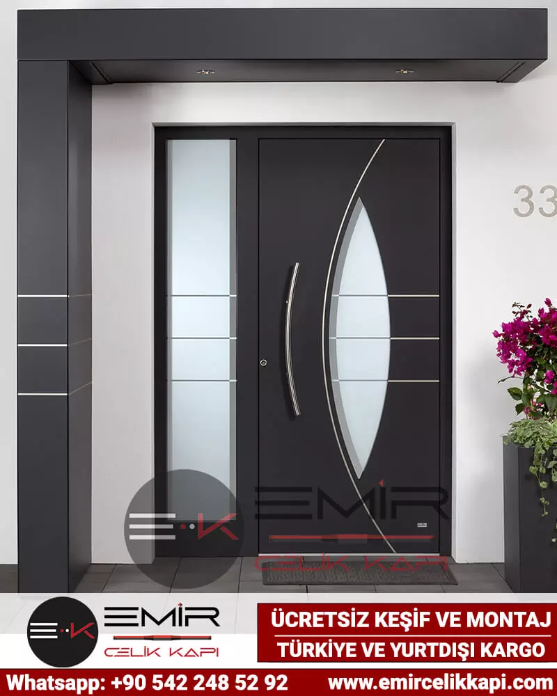 539 Kompakt Villa Kapısı Modelleri İreko Dış Kapılar Villa Kapısı Modelleri Dış Etkenlere Dayanıklı Villa Kapıları Entrance Doors Steeldoors
