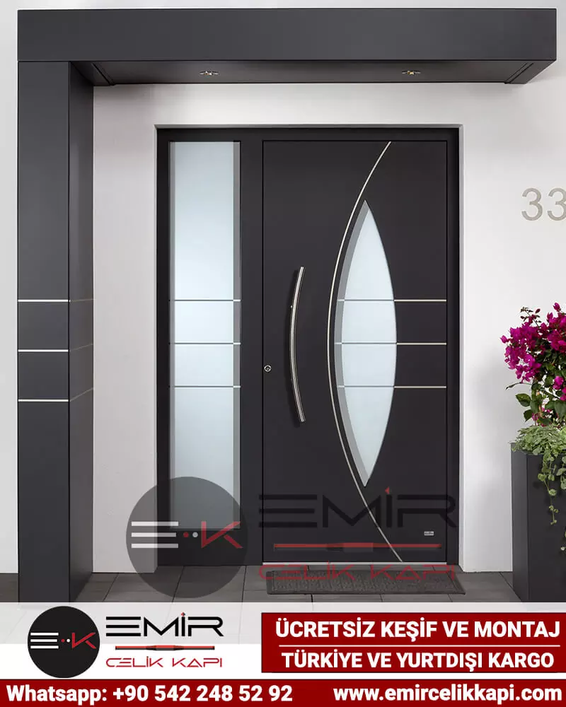 539 Kompakt Villa Kapısı Modelleri İreko Dış Kapılar Villa Kapısı Modelleri Dış Etkenlere Dayanıklı Villa Kapıları Entrance Doors SteelDoors