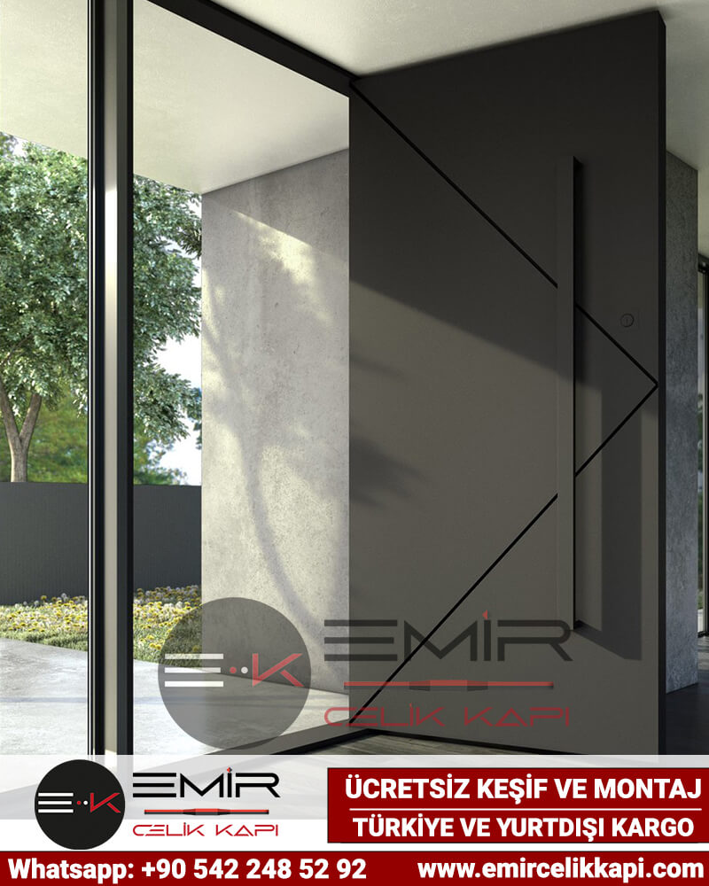 540 Kompakt Villa Kapısı Modelleri İreko Dış Kapılar Villa Kapısı Modelleri Dış Etkenlere Dayanıklı Villa Kapıları Entrance Doors Steeldoors