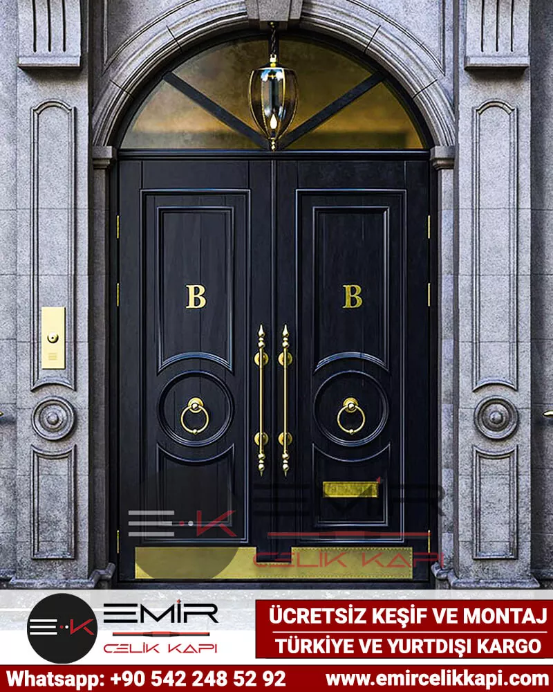 809 Villa Kapısı Modelleri Çelik Villa Dış Kapı Fiyatları Villa Kapıları Kompozit Dış Kapı Entrance Doors Haüsturen Steeldoors Seyfqapilar