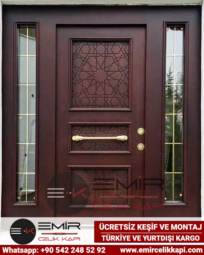 813 Villa Kapısı Modelleri Çelik Villa Dış Kapı Fiyatları Villa Kapıları Kompozit Dış Kapı Entrance Doors Haüsturen Steeldoors Seyfqapilar