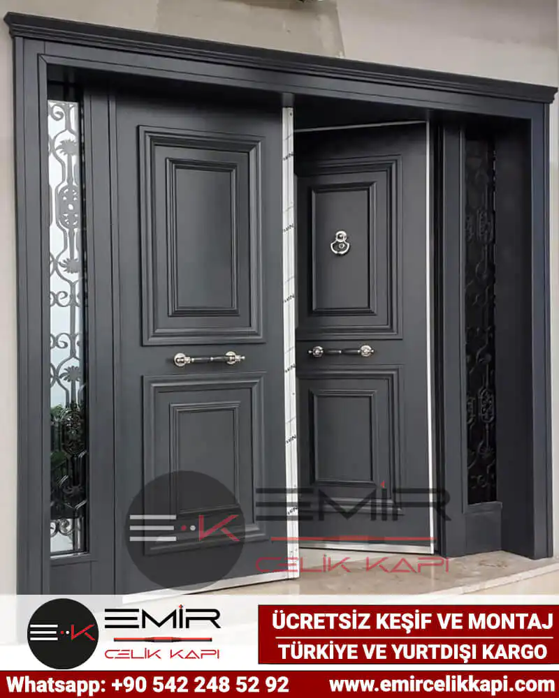 Villa Kapısı Modelleri Fiyatları 832 1 Villa Kapısı Modelleri Fiyatları 832 - Lüks Çelik Villa Dış Kapısı