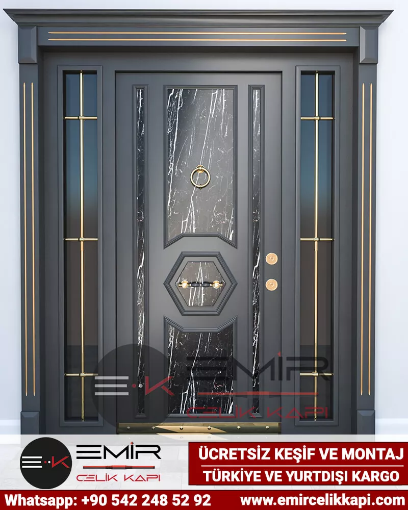 843 Villa Kapısı Modelleri Çelik Villa Dış Kapı Fiyatları Villa Kapıları Kompozit Dış Kapı Entrance Doors Haüsturen Steeldoors Seyfqapilar