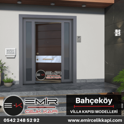 Bahçeköy Villa Kapısı Modelleri Fiyatları Villa Giriş Kapısı Kompozit Villa Dış Kapıları Entrance Doors Haustüren Steeldoors Seyfqapilar