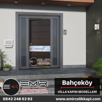 Bahçeköy Villa Kapısı Modelleri Fiyatları Villa Giriş Kapısı Kompozit Villa Dış Kapıları Entrance Doors Haustüren Steeldoors Seyfqapilar