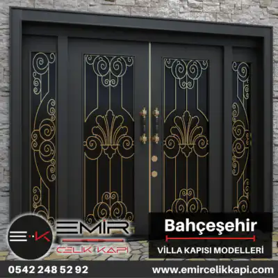 Bahçeşehir Villa Kapısı Modelleri Fiyatları Villa Giriş Kapısı Kompozit Villa Dış Kapıları Entrance Doors Haustüren Steeldoors Seyfqapilar