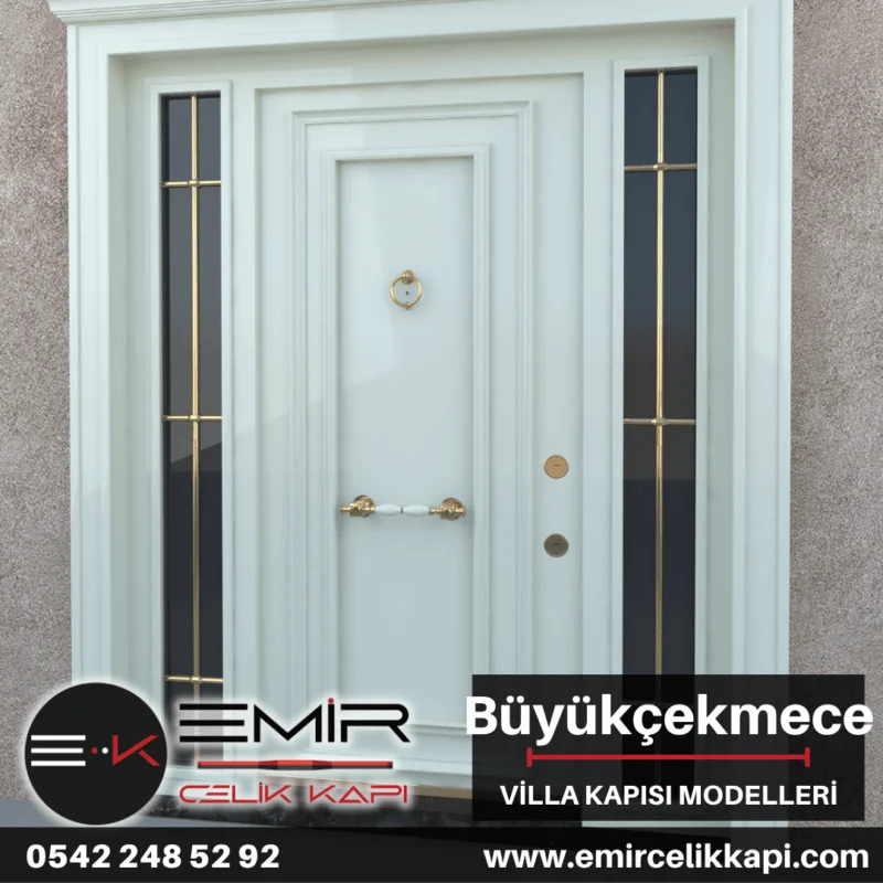 Büyükçekmece Villa Kapısı Modelleri Fiyatları Villa Giriş Kapısı Kompozit Villa Dış Kapıları Entrance Doors Haustüren Steeldoors Seyfqapilar