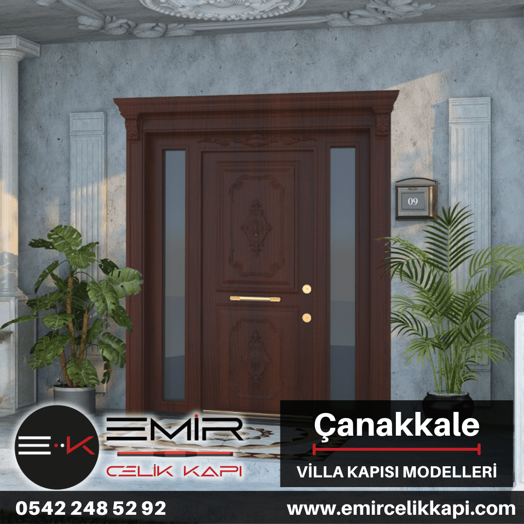 Çanakkale Villa Kapısı Modelleri Fiyatları Villa Giriş Kapısı Kompozit Villa Dış Kapıları Entrance Doors Haustüren SteelDoors SeyfQapilar