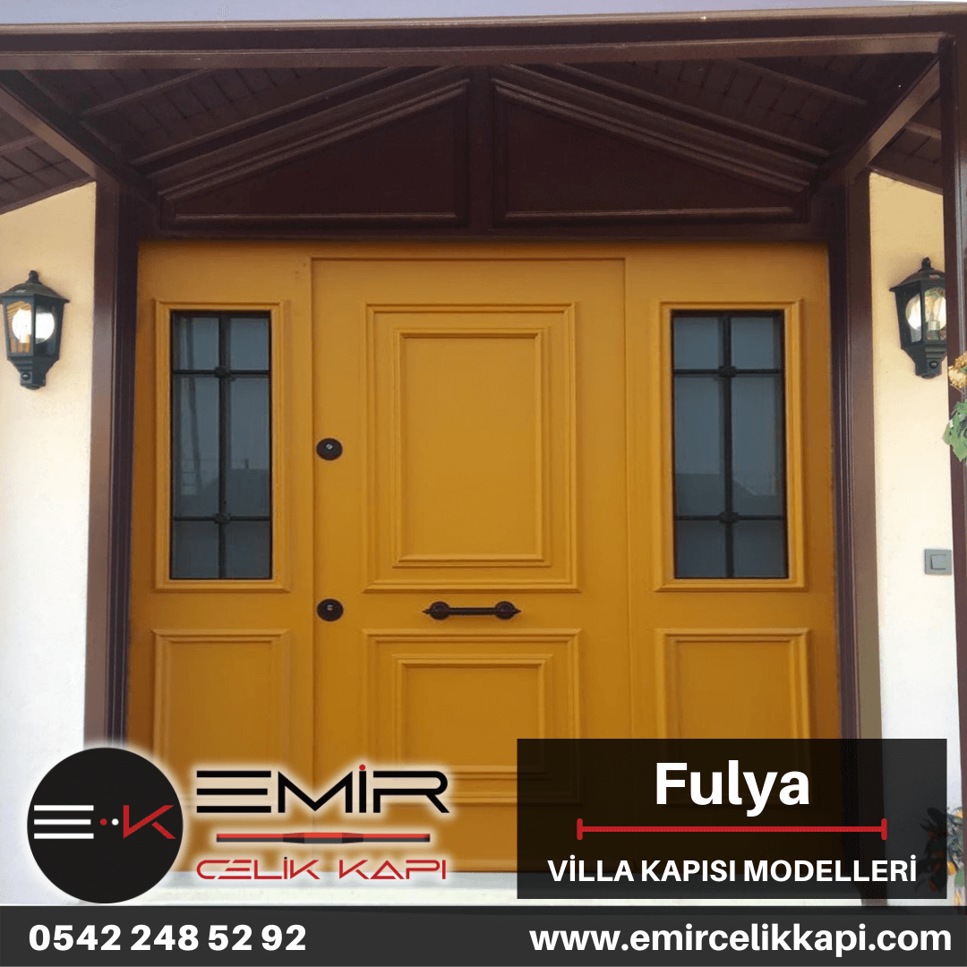 Fulya Villa Kapısı Modelleri Fiyatları Villa Giriş Kapısı Kompozit Villa Dış Kapıları Entrance Doors Haustüren SteelDoors SeyfQapilar